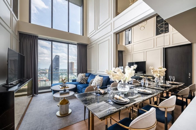 Luxury Duplex condo for rent Bangkok Sukhumvit